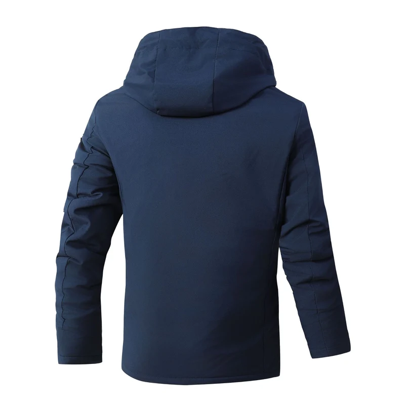 Herren Urbaner Softshell-Parka mit Teddyfleece-Innenfutter, verdecktem Reißverschluss und Brusttasche Nord Taschen
