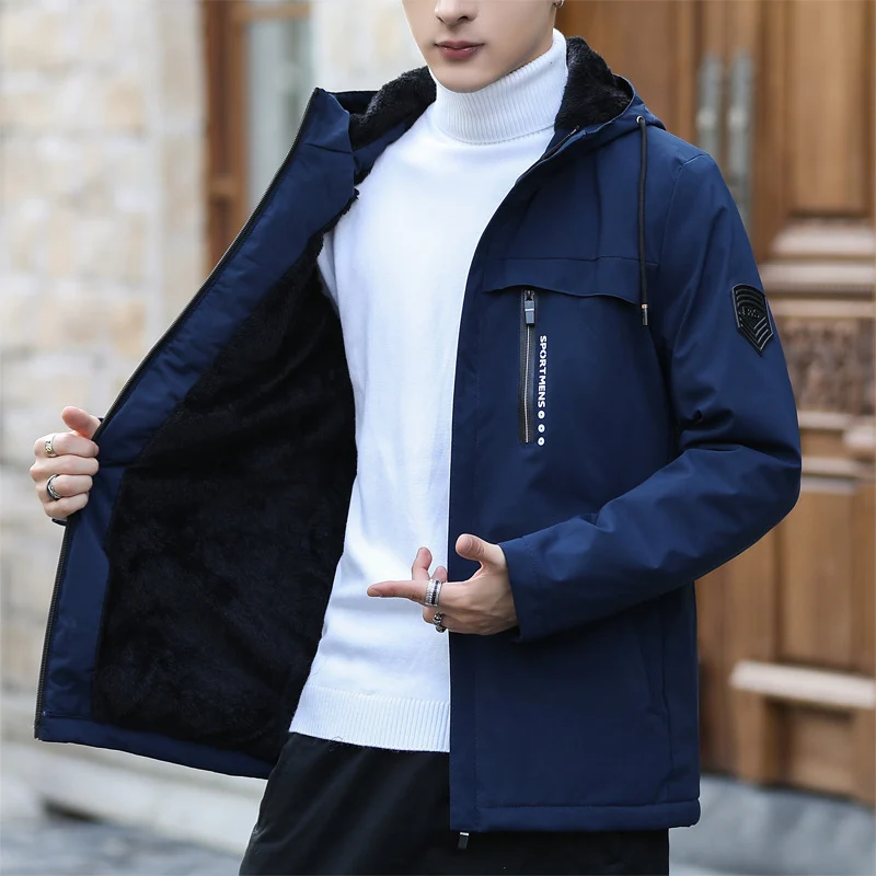 Herren Urbaner Softshell-Parka mit Teddyfleece-Innenfutter, verdecktem Reißverschluss und Brusttasche Nord Taschen