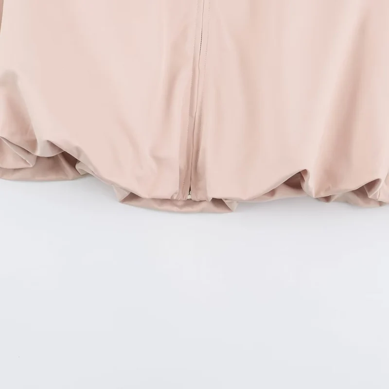 Damen Oversize-Trainingsjacke mit hohem Stehkragen, Raglanärmeln und verdecktem Reißverschluss Nord Taschen