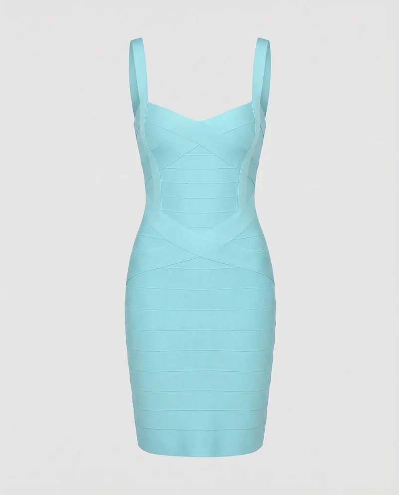 Damen Korselett-Bandage-Minikleid Herzausschnitt - Vittorelli