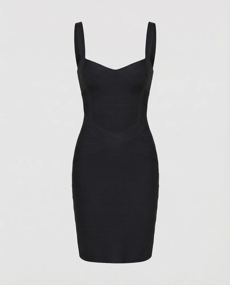 Damen Korselett-Bandage-Minikleid Herzausschnitt - Vittorelli