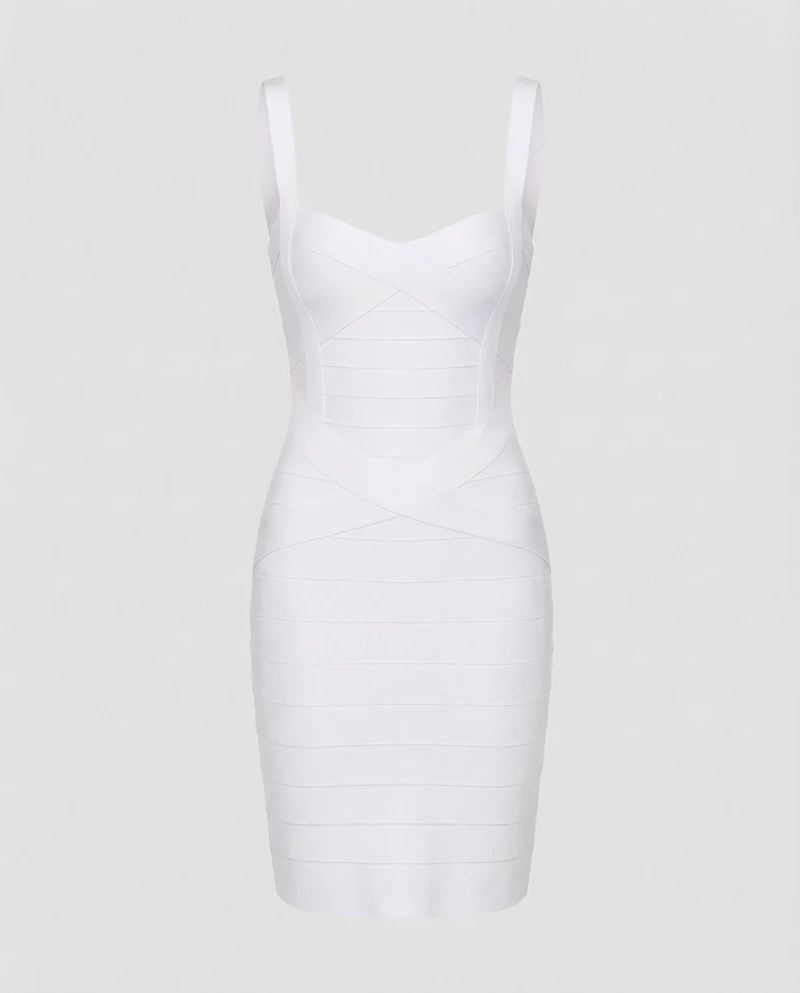 Damen Korselett-Bandage-Minikleid Herzausschnitt - Vittorelli