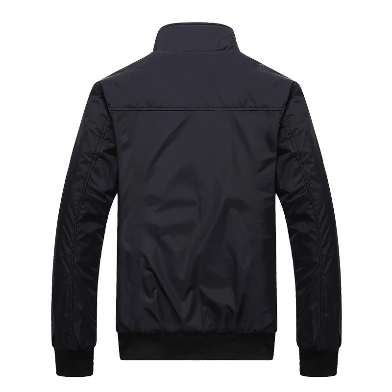 Herren Kurzblouson mit kariertem Innenfutter, Stehkragen und Reißverschlusstaschen Nord Taschen