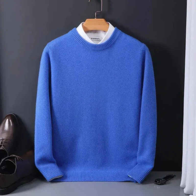 Kaschmir Weiche Pullover für Herren