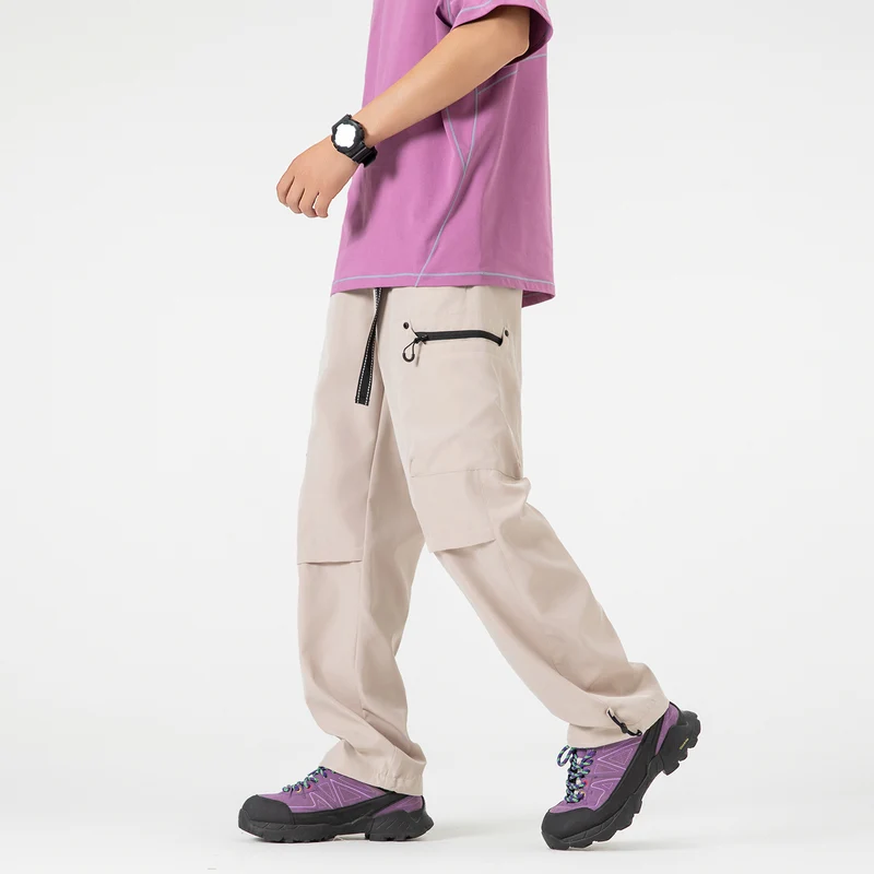 Damen Weite Utility-Cargohose mit verstellbarem Beinabschluss und Multifachtaschen Nord Taschen