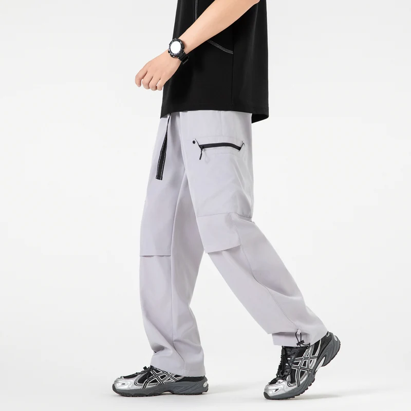 Damen Weite Utility-Cargohose mit verstellbarem Beinabschluss und Multifachtaschen Nord Taschen