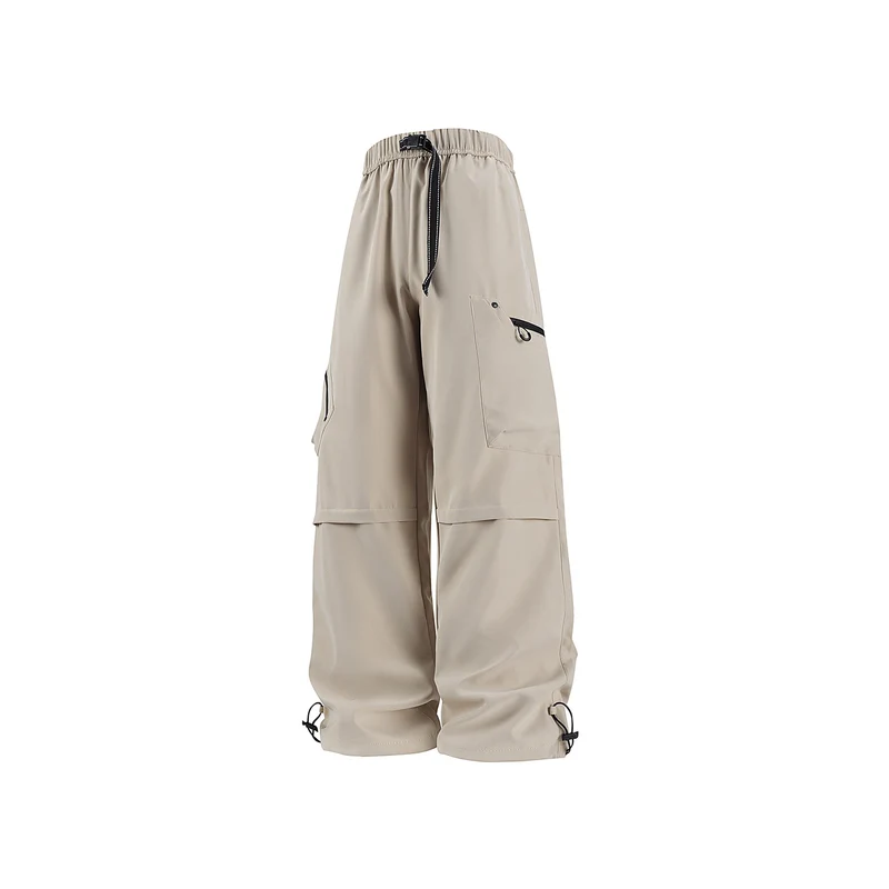 Damen Weite Utility-Cargohose mit verstellbarem Beinabschluss und Multifachtaschen Nord Taschen