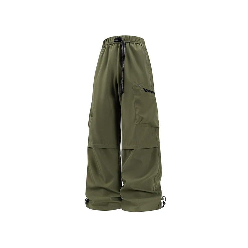 Damen Weite Utility-Cargohose mit verstellbarem Beinabschluss und Multifachtaschen Nord Taschen
