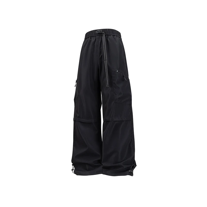 Damen Weite Utility-Cargohose mit verstellbarem Beinabschluss und Multifachtaschen Nord Taschen