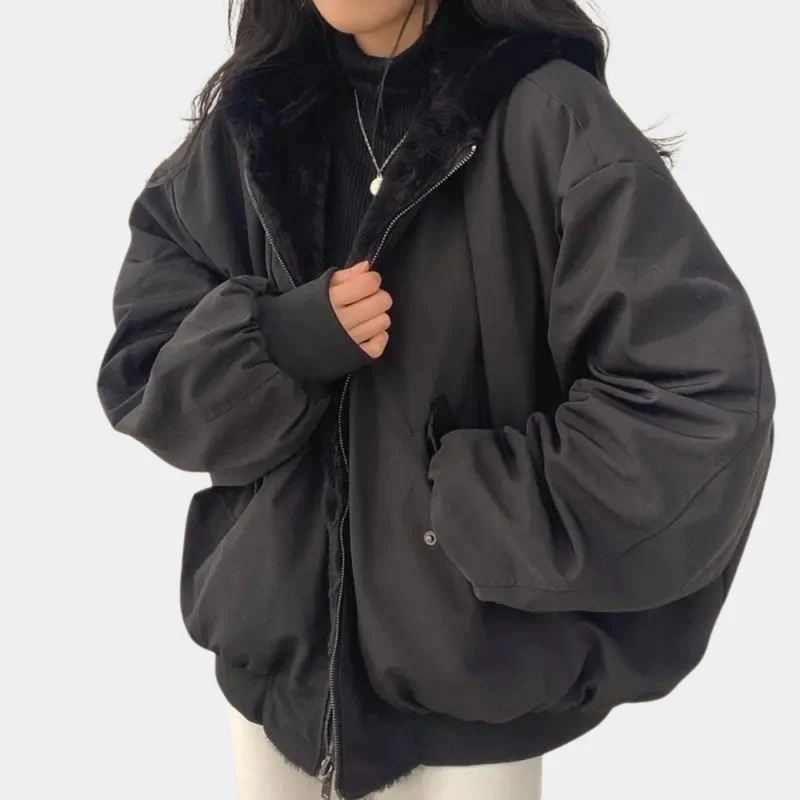 Plus Size Winterjacke Damen Lange Winterjacke Damen
