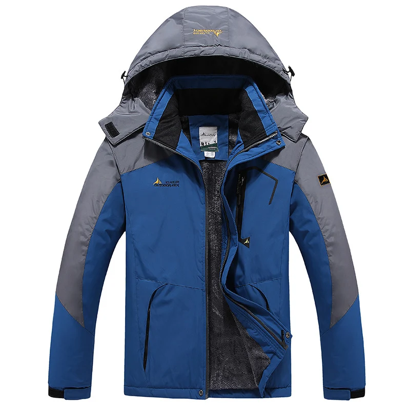 Herren Multifunktionale Softshell-Outdoorjacke mit Fleece-Innenfutter und abnehmbarer Kapuze Nord Taschen