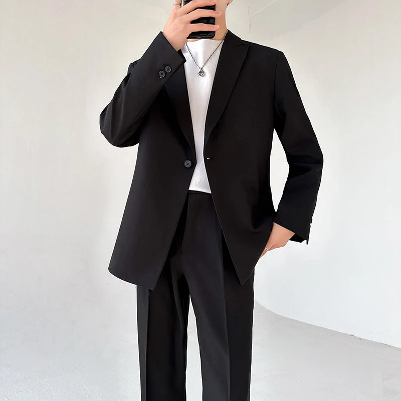 Herren eleganter Anzugblazer mit modernem Schnitt und feinem Innenfutter - Vittorelli