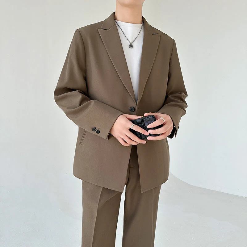 Herren eleganter Anzugblazer mit modernem Schnitt und feinem Innenfutter - Vittorelli