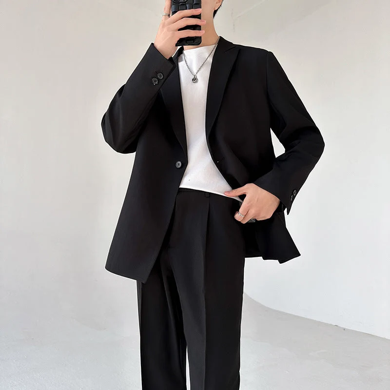 Herren eleganter Anzugblazer mit modernem Schnitt und feinem Innenfutter - Vittorelli