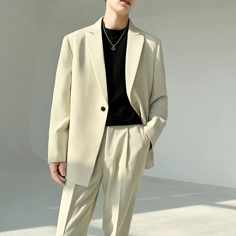 Herren eleganter Anzugblazer mit modernem Schnitt und feinem Innenfutter - Vittorelli