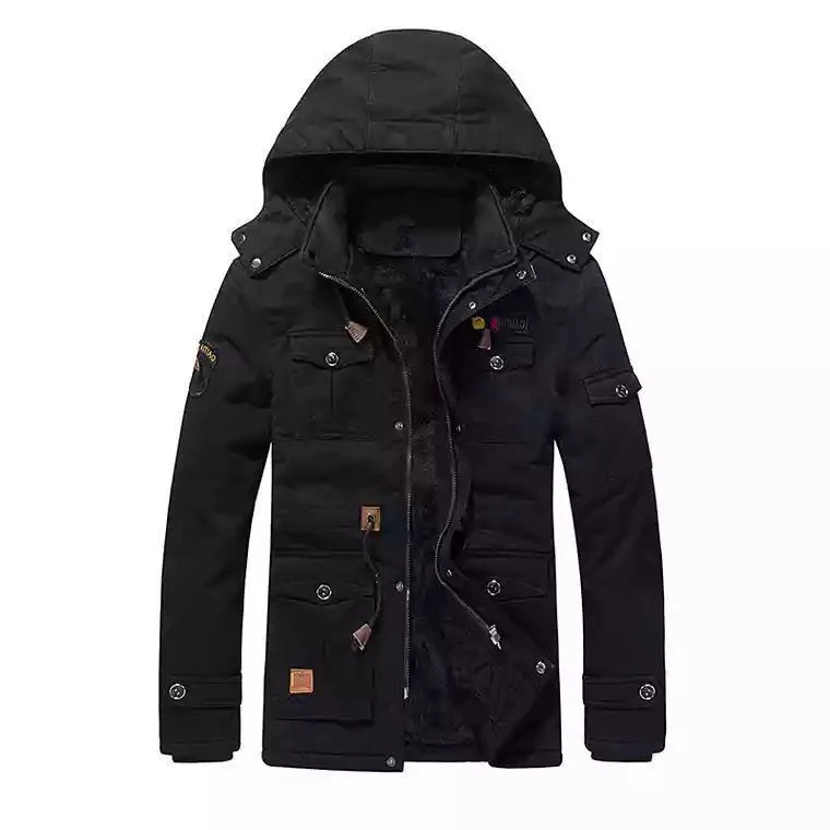 Herren Field-Parka mit Teddyfutter, Kapuze und Mehrzwecktaschen Nord Taschen