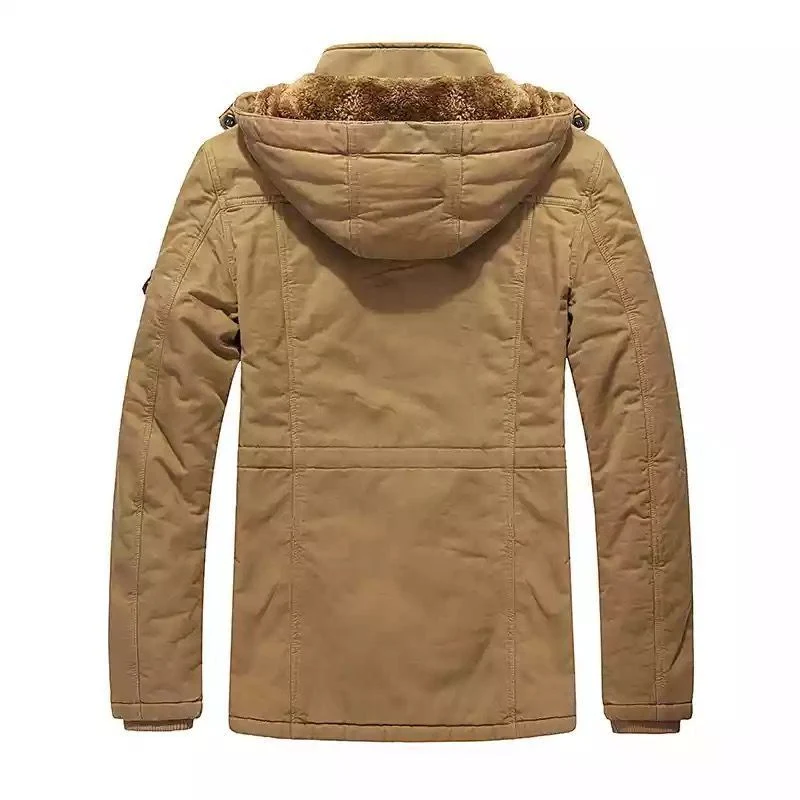 Herren Field-Parka mit Teddyfutter, Kapuze und Mehrzwecktaschen Nord Taschen