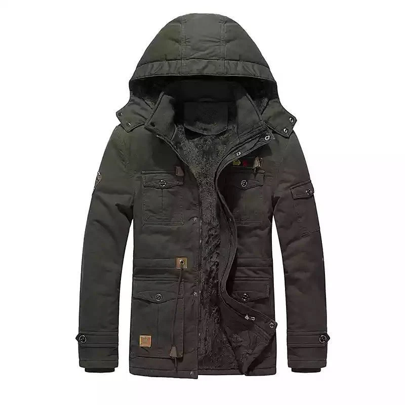 Herren Field-Parka mit Teddyfutter, Kapuze und Mehrzwecktaschen Nord Taschen