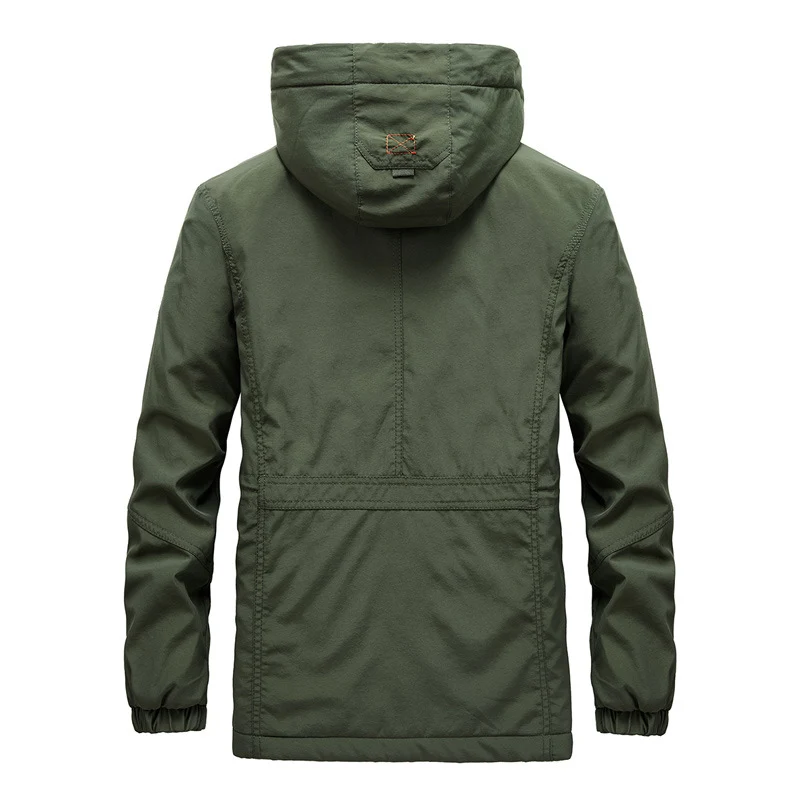 Herren Expedition-Parka mit Teddy-Innenfutter, abnehmbarer Kapuze und Reißverschluss-Brusttasche Nord Taschen