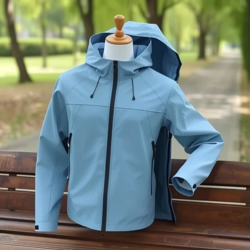 Herren Atmungsaktive Softshelljacke mit Zwei-Wege-Reißverschluss, verstellbarer Kapuze und wasserabweisender Oberfläche Nord Taschen