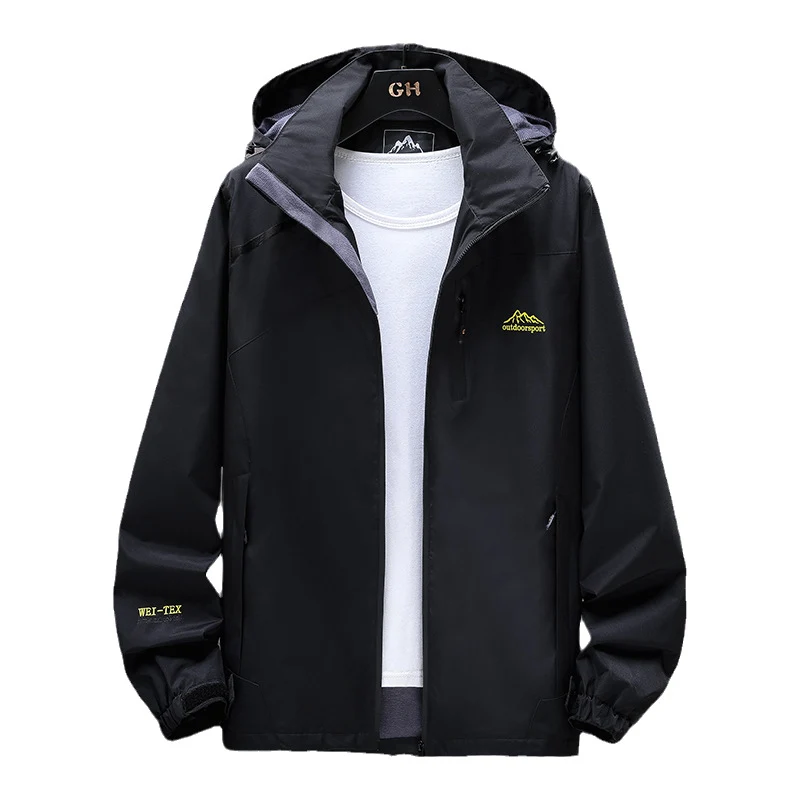 Damen Leichte Wasserabweisende Outdoorjacke mit Kapuze, Brustreißverschluss und verstellbaren Bündchen Nord Taschen