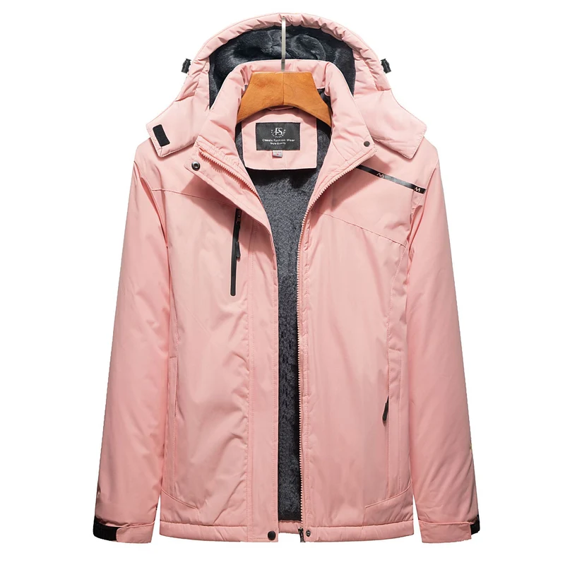 Damen Funktions‑Parka mit abnehmbarer Kapuze und wärmendem Fleece-Innenfutter Nord Taschen