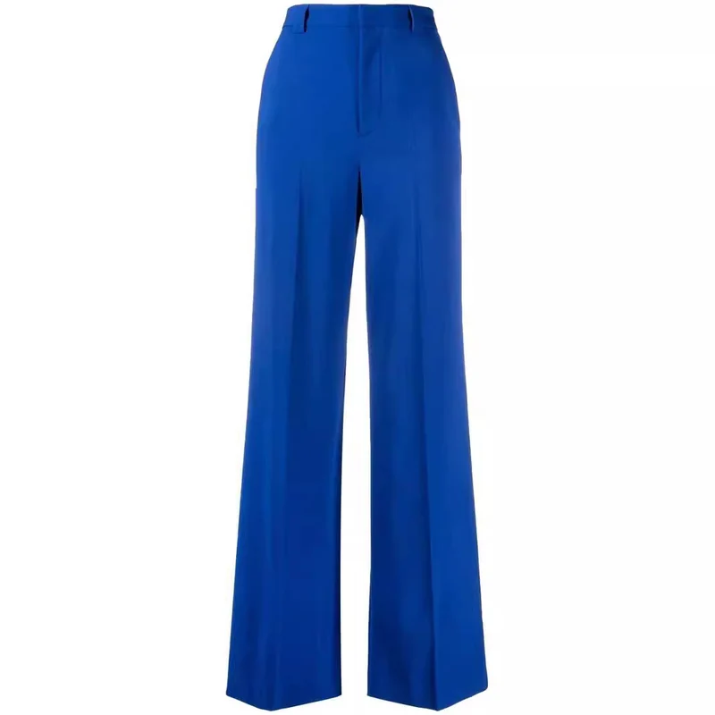 Damen High‑Waist Weitbein‑Hose im Tailoring‑Look Nord Taschen