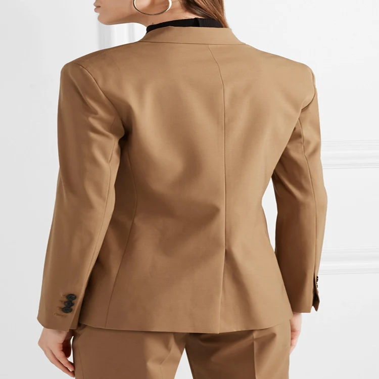Damen Maßgeschneiderter Zweiteiliger Blazer‑Hosenanzug im schlanken Tailoring Nord Taschen