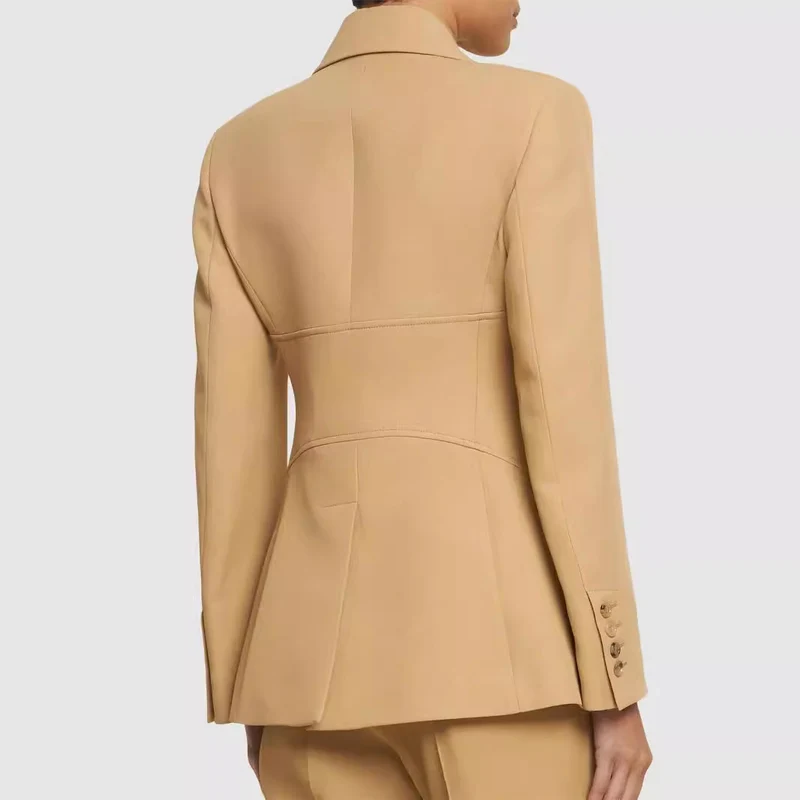Damen Zweiteiliger Hosenanzug im Tailoring mit tailliertem Blazer und weitem Bein Nord Taschen
