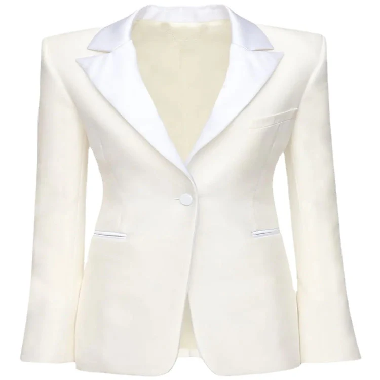 Damen Strukturierter Schulterblazer im Retro‑Tailoring Nord Taschen