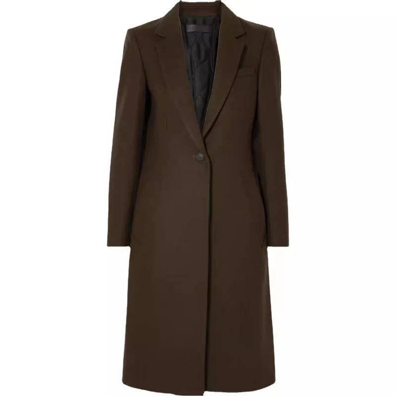 Damen Langmantel im schlanken Tailoring mit schmaler Silhouette Nord Taschen