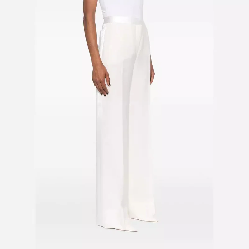 Damen Palazzo‑Hose mit hoher Taille und weitem Beinschnitt Nord Taschen