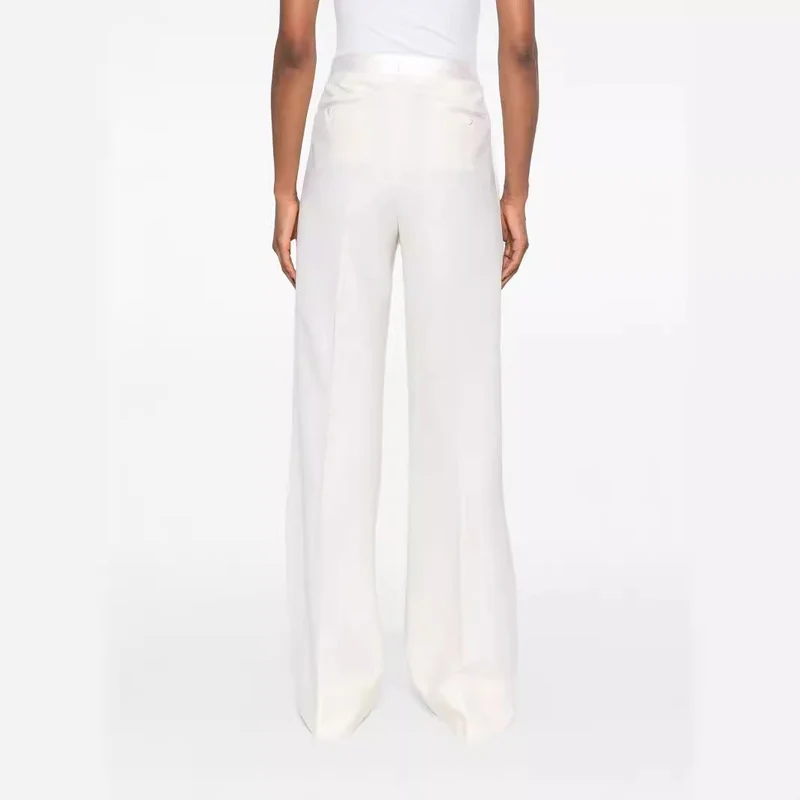 Damen Palazzo‑Hose mit hoher Taille und weitem Beinschnitt Nord Taschen