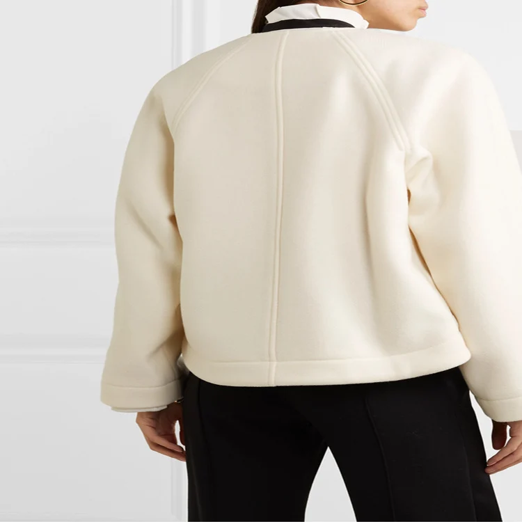 Damen Weitgeschnittene High‑Waist Palazzohose mit Bügelfalte Nord Taschen