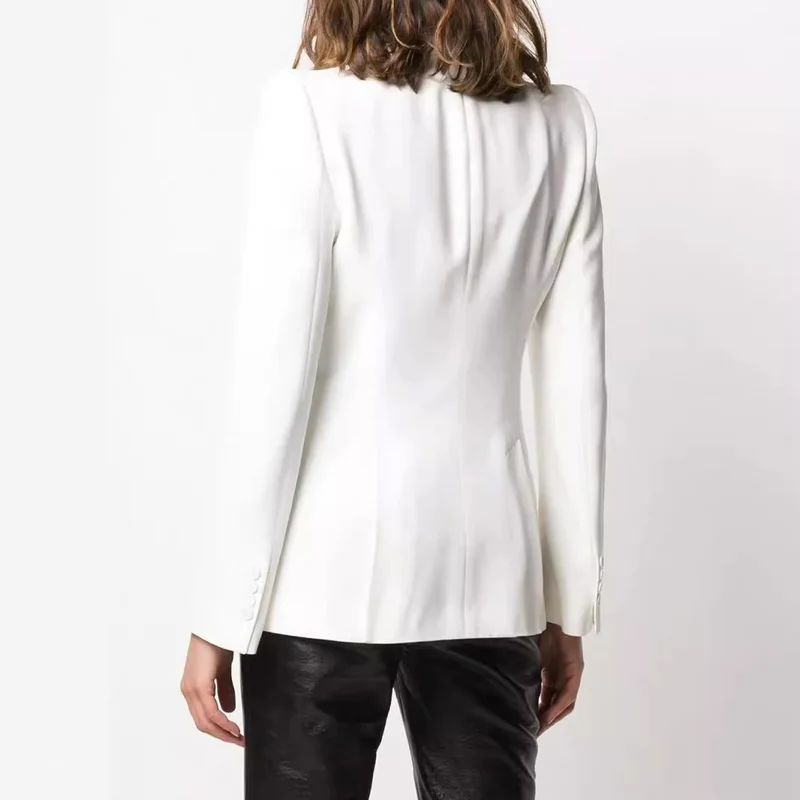 Damen Vegane Lederhose im Geradschnitt mit hoher Taille und dezentem Bootcut Nord Taschen