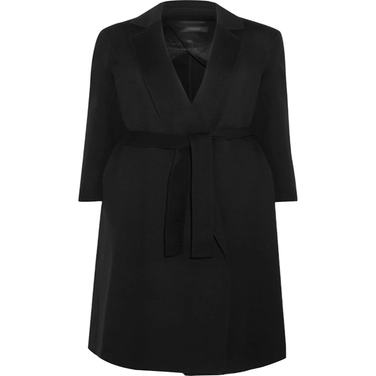 Damen Oversize Longmantel im minimalistischen Schalkragen‑Tailoring Nord Taschen