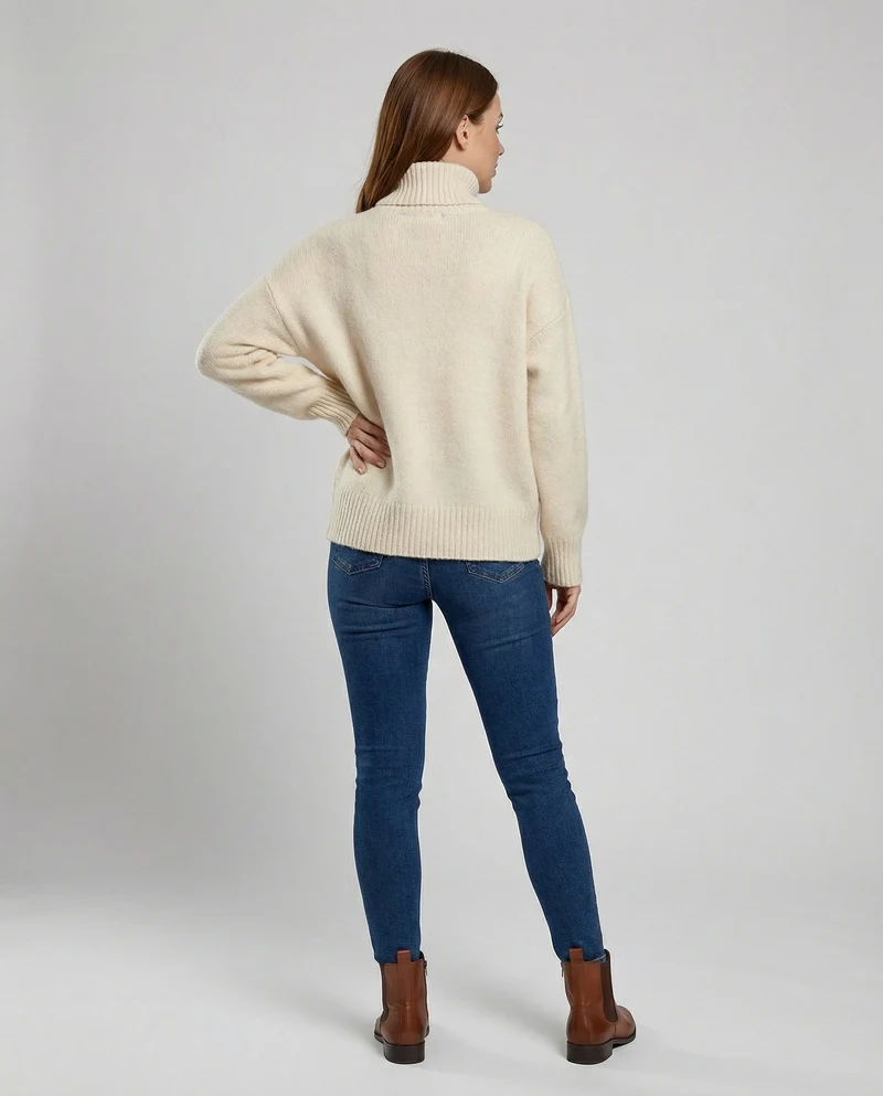 Warmer Cashmere Rollkragen