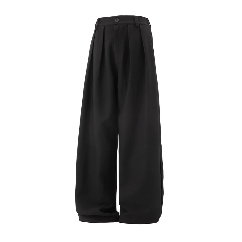 Damen Weite Hochtaillierte Palazzohose mit Bundfalten und Ballonbein Nord Taschen
