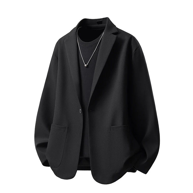 Herren Oversize-Sakko-Jacke mit legerer Overshirt-Silhouette Nord Taschen