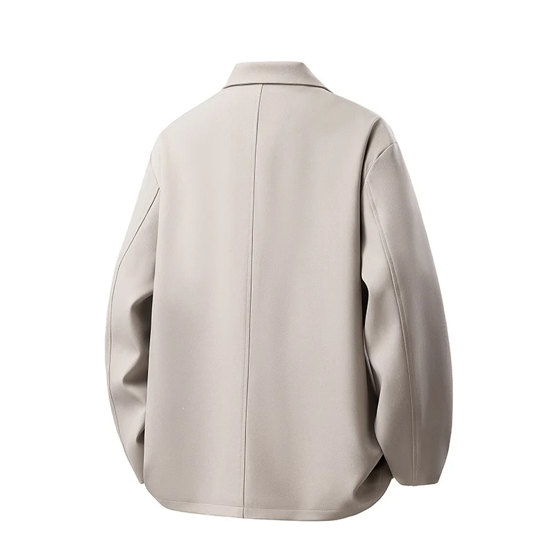 Herren Oversize-Sakko-Jacke mit legerer Overshirt-Silhouette Nord Taschen