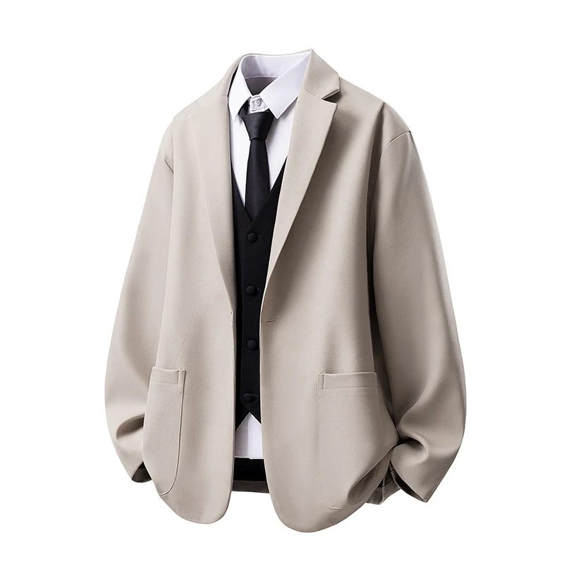 Herren Oversize-Sakko-Jacke mit legerer Overshirt-Silhouette Nord Taschen