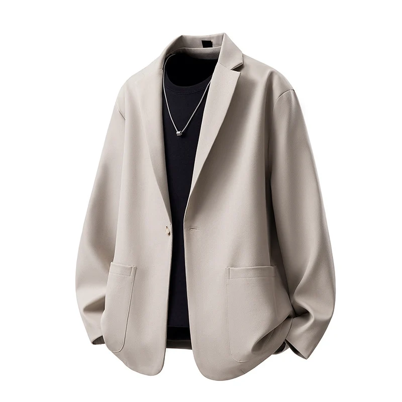 Herren Oversize-Sakko-Jacke mit legerer Overshirt-Silhouette Nord Taschen