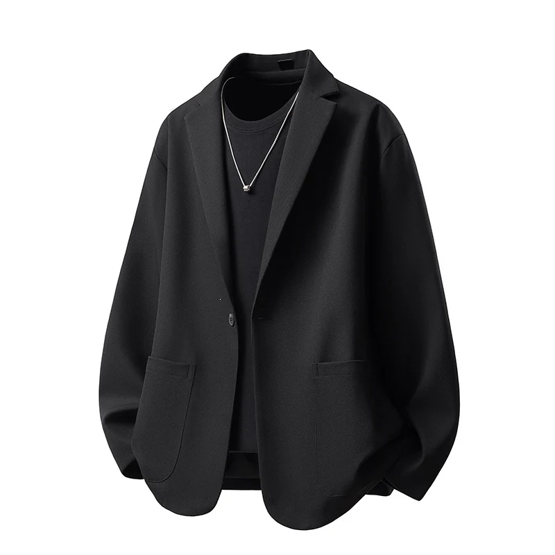 Herren Oversize-Sakko-Jacke mit legerer Overshirt-Silhouette Nord Taschen