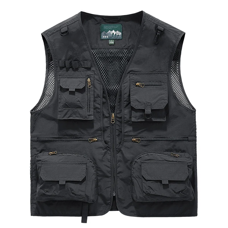Herren Multifunktionale Anglerweste Nord Taschen