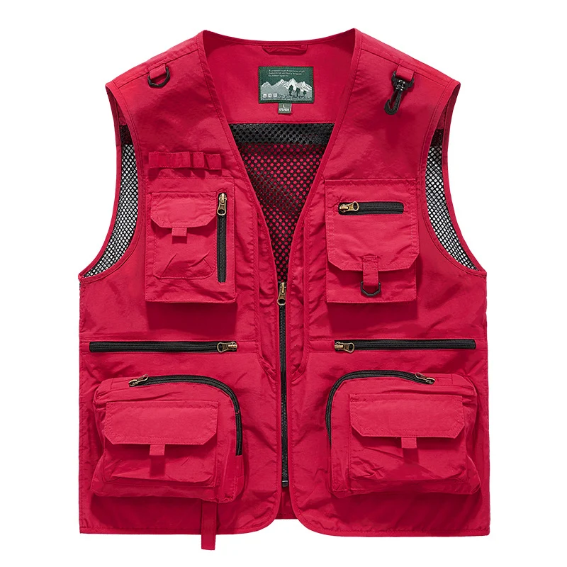 Herren Multifunktionale Anglerweste Nord Taschen
