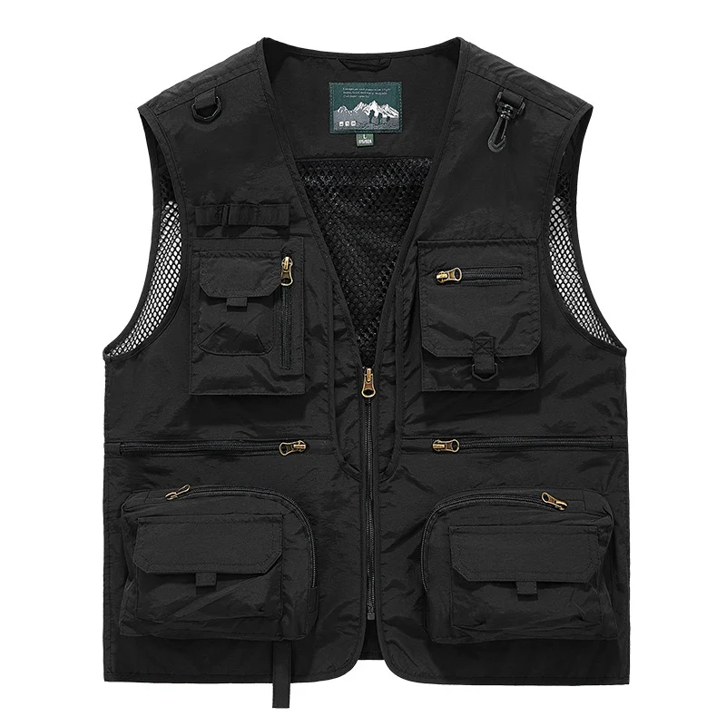 Herren Multifunktionale Anglerweste Nord Taschen