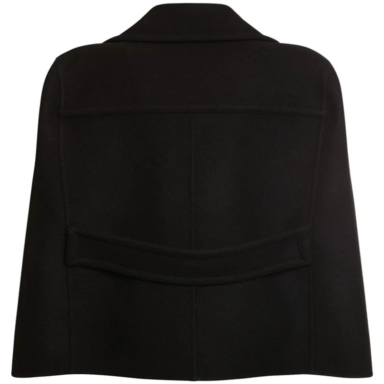 Damen Kurzer Cape‑Blazer im minimalistischen Tailoring mit kastiger Silhouette Nord Taschen