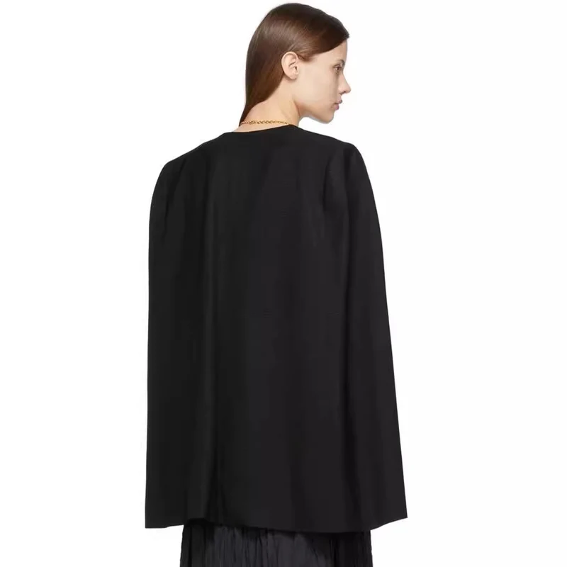 Damen Cape-Blazer mit offenem Fall und seitlichen Arm-Schlitzen Nord Taschen