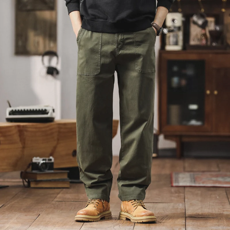 Herren Weite Workwear-Hose mit aufgesetzten Fronttaschen Nord Taschen