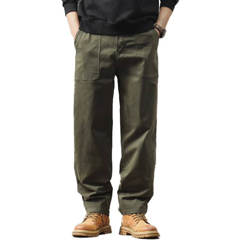 Herren Weite Workwear-Hose mit aufgesetzten Fronttaschen Nord Taschen